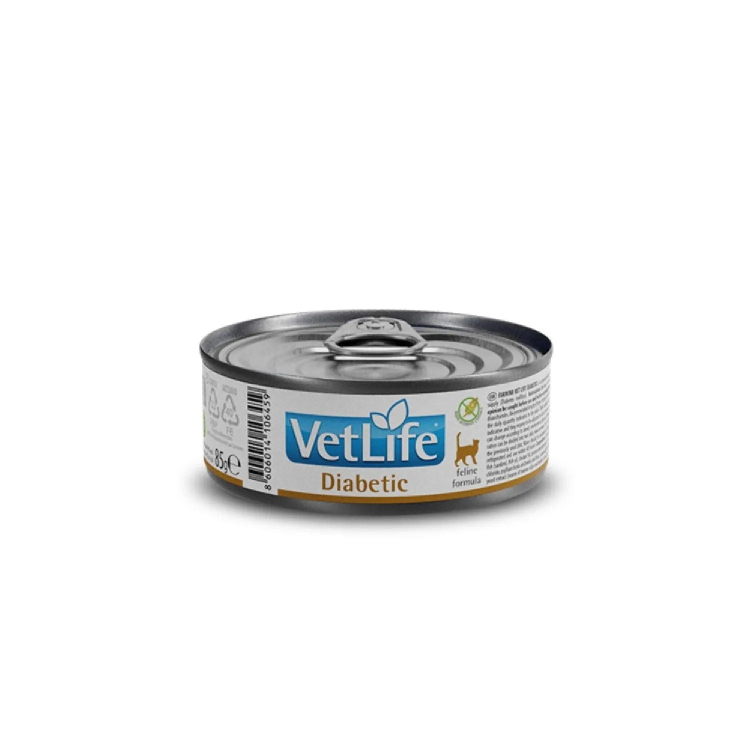 Racao Umida Vet Life Diabetic para Gatos Adultos 1